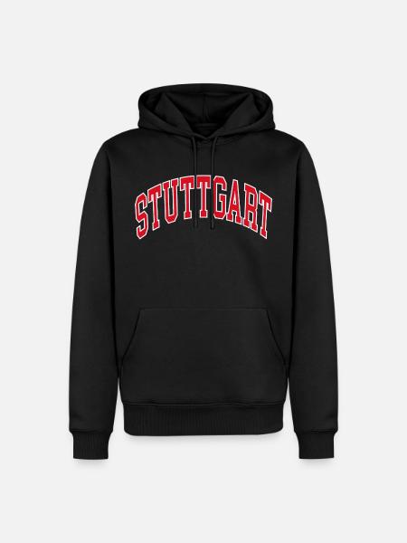 Stuttgart - Men’s Premium Organic Hoodie - black