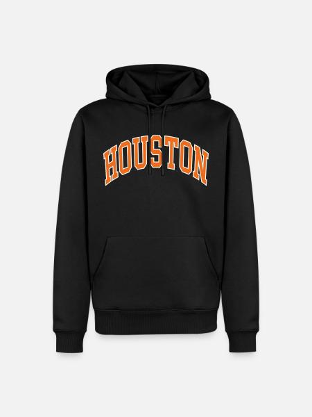 Houston - Men’s Premium Organic Hoodie - black