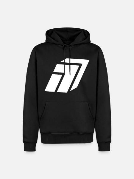 Abstract Nummer 7 - Männer Premium Bio Hoodie - Schwarz