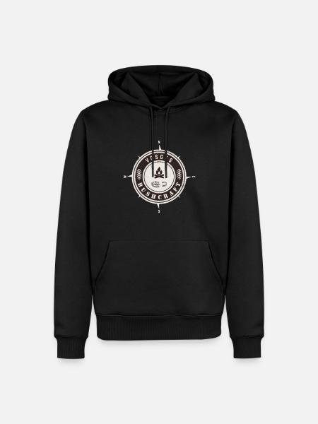 Bushcraft Vosges - Men’s Premium Organic Hoodie - black