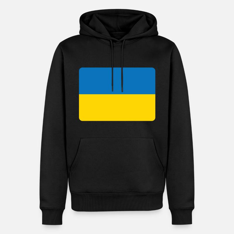 L’UKRAINE EST N ° 1 - Sweat à capuche Premium bio Homme - noir