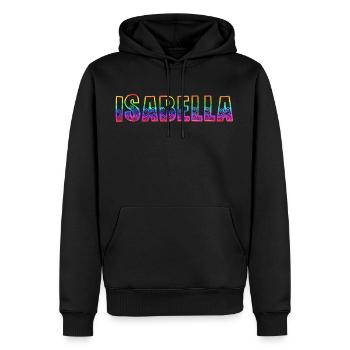 isabella rs rainbow - Männer Premium Bio Hoodie - Schwarz - Vorne - Nico (187cm)