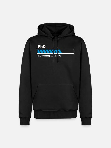 PhD Loading - Männer Premium Bio Hoodie -