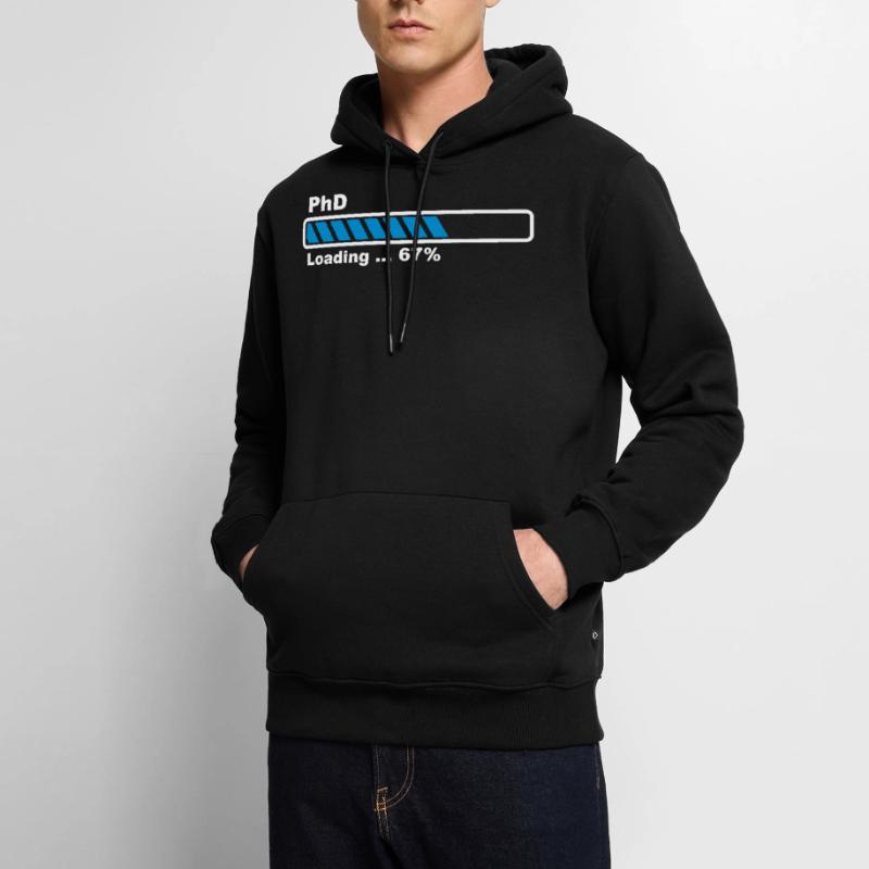 PhD loading bar Men’s Premium Organic Hoodie