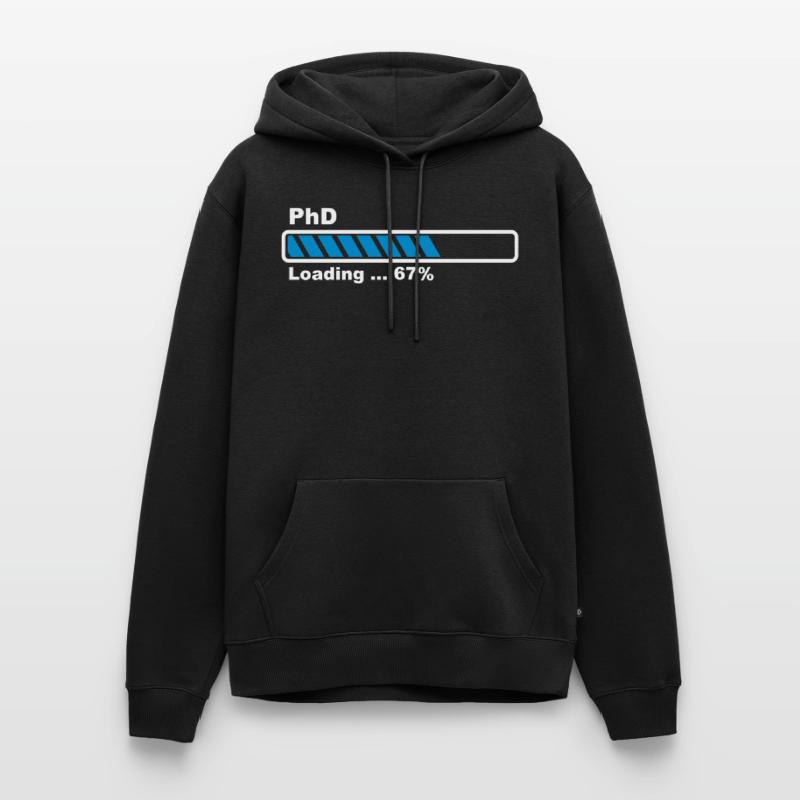 PhD loading bar Men’s Premium Organic Hoodie