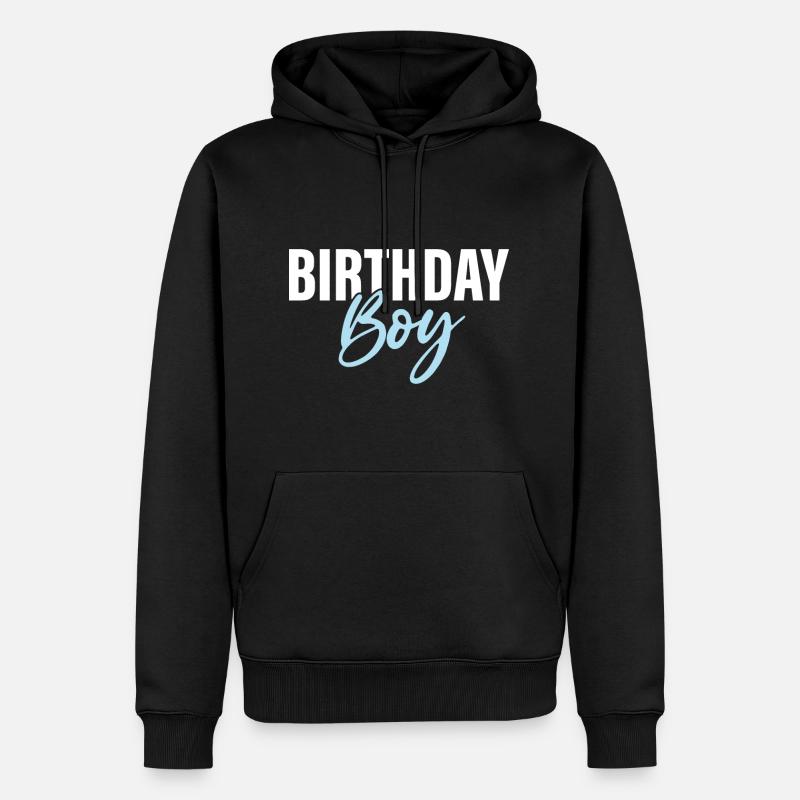 Anniversaire Garçon - Sweat à capuche Premium bio Homme - noir