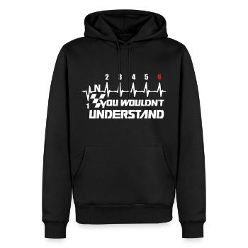 You Wouldn't Understand Gear 6 - Männer Premium Bio Hoodie - Schwarz - Vorne - Nico (187cm)