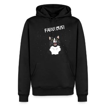 fabelhafte Katze - Männer Premium Bio Hoodie - Schwarz - Vorne - Nico (187cm)