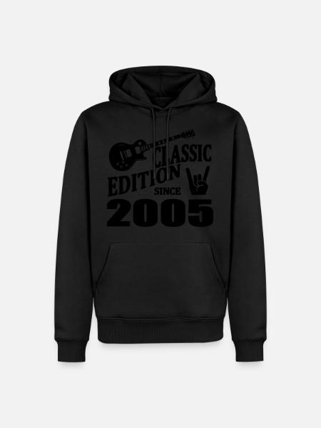 Classic edition since 2005 - Men’s Premium Organic Hoodie - black