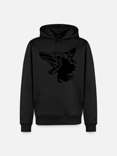 grrrrr - Männer Premium Bio Hoodie - Schwarz
