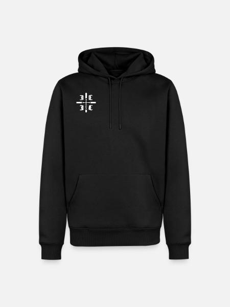 srbija pravoslavlje 1 - Sweat à capuche Premium bio Homme - noir