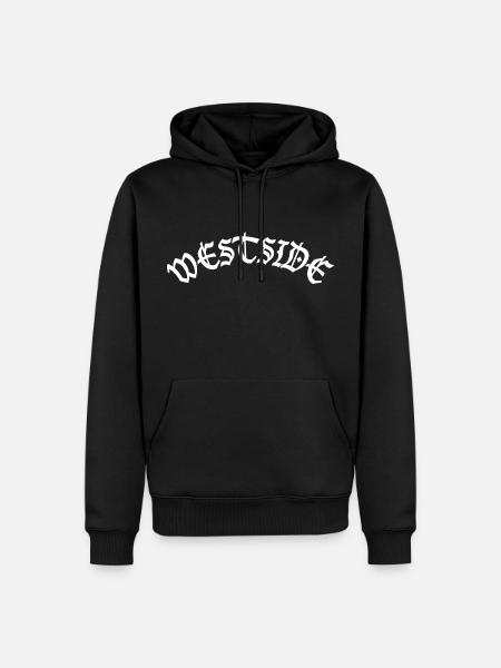 WESTSIDE - Men’s Premium Organic Hoodie - black