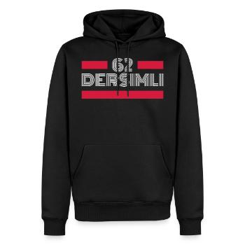 Dersim 62 Türkei Turkiye Geschenk Urlaub TR Türk - Männer Premium Bio Hoodie - Schwarz - Vorne - Nico (187cm)