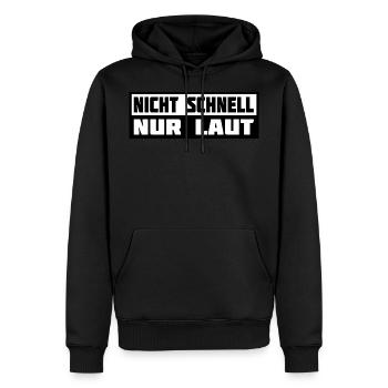 Nicht Schnell Nur Laut Tuner Tuning Schrauber - Männer Premium Bio Hoodie - Schwarz - Vorne - Nico (187cm)