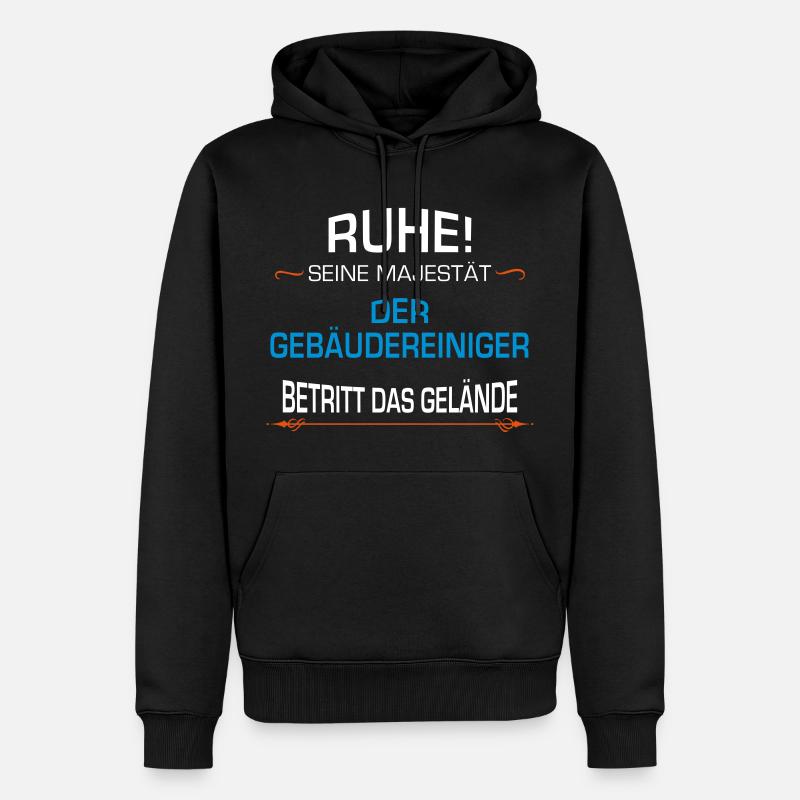 Gebäudereiniger Beruf - Männer Premium Bio Hoodie - Schwarz
