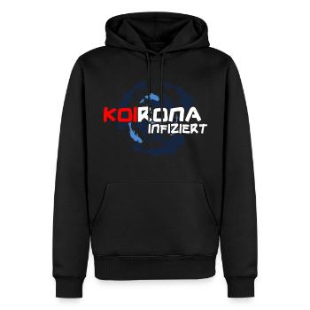 koi beni koifisch karashi karpfen - Männer Premium Bio Hoodie - Schwarz - Vorne - Nico (187cm)
