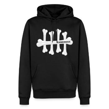 canicross Hundesport laufen mit Hund Dog-Training - Männer Premium Bio Hoodie - Schwarz - Vorne - Nico (187cm)