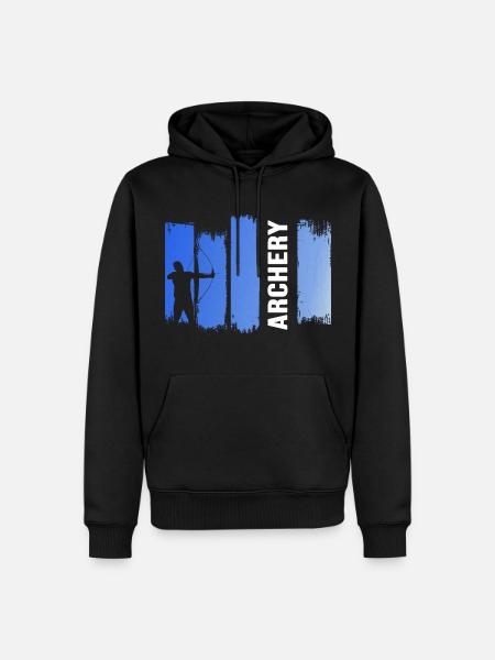 Archery Archery "archery" archery course - Men’s Premium Organic Hoodie - black