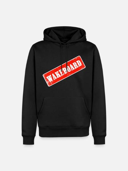 wakeboarding wakeboarder wakestyle cable-wake - Men’s Premium Organic Hoodie - black