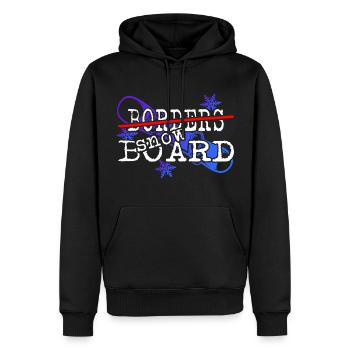 Snowboard Snowboard-Style Ski Lift Fun Park - Sweat à capuche Premium bio Homme - noir - Devant - Nico (187cm)
