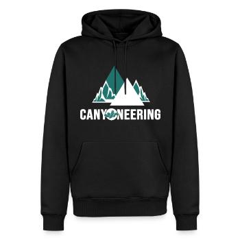 canyoning canyoneering mountains riveraction - Männer Premium Bio Hoodie - Schwarz - Vorne - Nico (187cm)