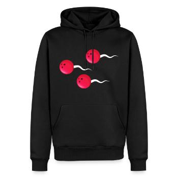 bowling bowlingkugel strike bowling-dna xxx - Männer Premium Bio Hoodie - Schwarz - Vorne - Nico (187cm)