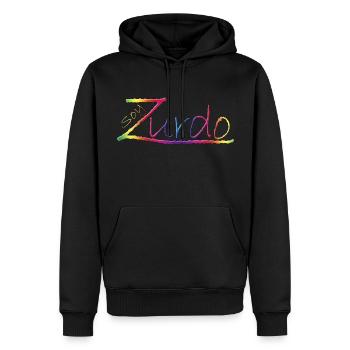 I'm left-handed - Men’s Premium Organic Hoodie - black - Front - Nico (187cm)