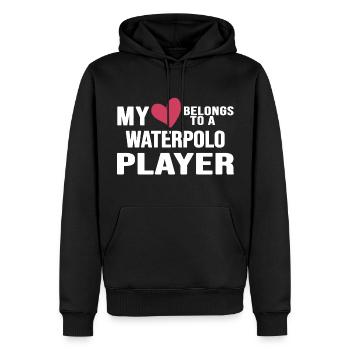 wasserball wasserballspieler wasserballer - Männer Premium Bio Hoodie - Schwarz - Vorne - Nico (187cm)