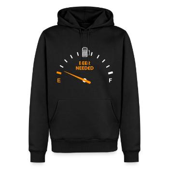 Bier Trinkspruch Biergarten Biertrinker Biertank - Männer Premium Bio Hoodie - Schwarz - Vorne - Nico (187cm)