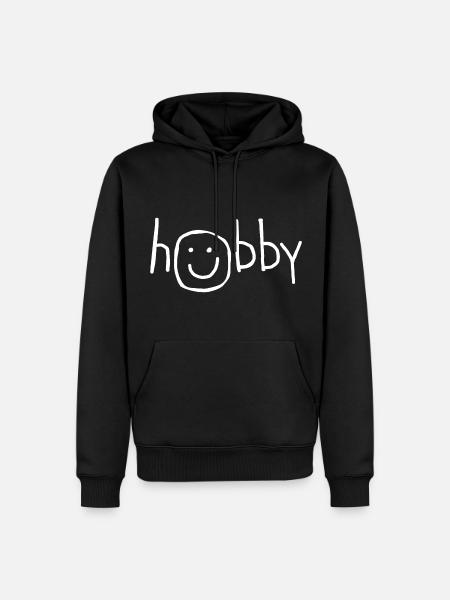 Hobby Smile Freizei Activity - Men’s Premium Organic Hoodie - black