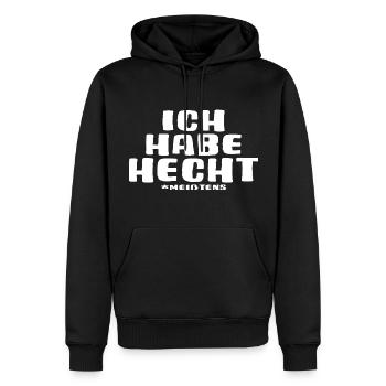 angeln raubfisch catch and release hecht - Männer Premium Bio Hoodie - Schwarz - Vorne - Nico (187cm)