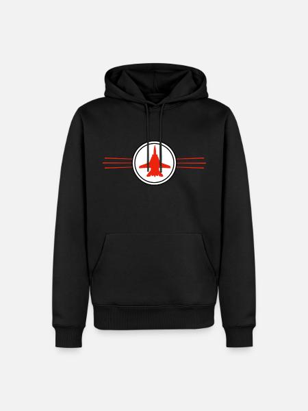 F18 Nr. II - Männer Premium Bio Hoodie - Schwarz