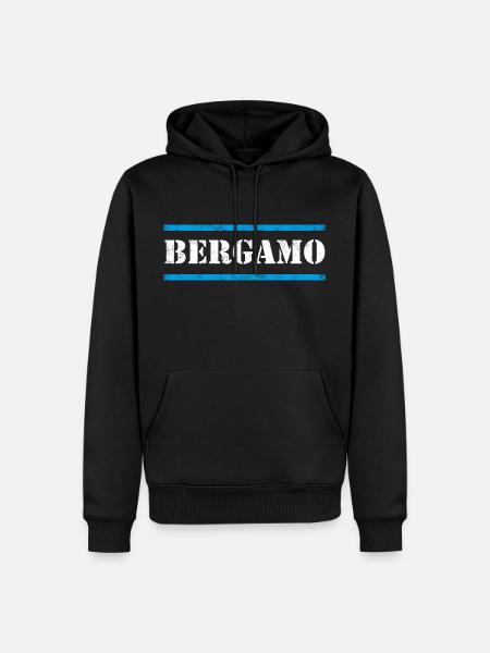 Bergamo - Men’s Premium Organic Hoodie - black