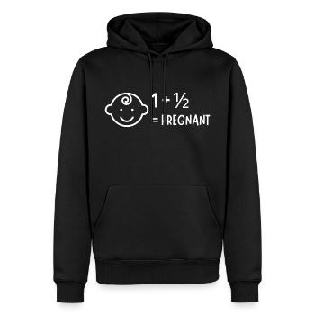 This is my formula - Women Pregnancy Announcement - Men’s Premium Organic Hoodie - black - Front - Nico (187cm)