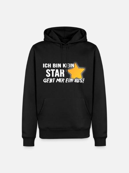 Bier Biergarten Trinkspruch Bierzelt Anstich - Männer Premium Bio Hoodie - Schwarz
