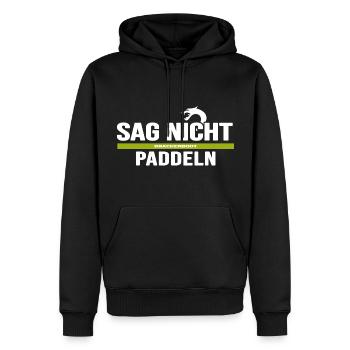 drachenboot chinesisches drachenboot-paddeln - Männer Premium Bio Hoodie - Schwarz - Vorne - Nico (187cm)