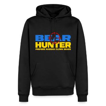 ukraine slava ukraini kiew - Männer Premium Bio Hoodie - Schwarz - Vorne - Nico (187cm)