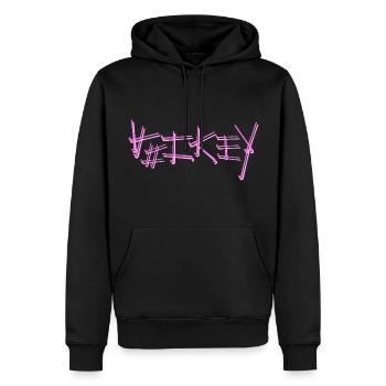 Hockey Hockey sur gazon Joueurs de hockey Club de hockey - Sweat à capuche Premium bio Homme - noir - Devant - Nico (187cm)