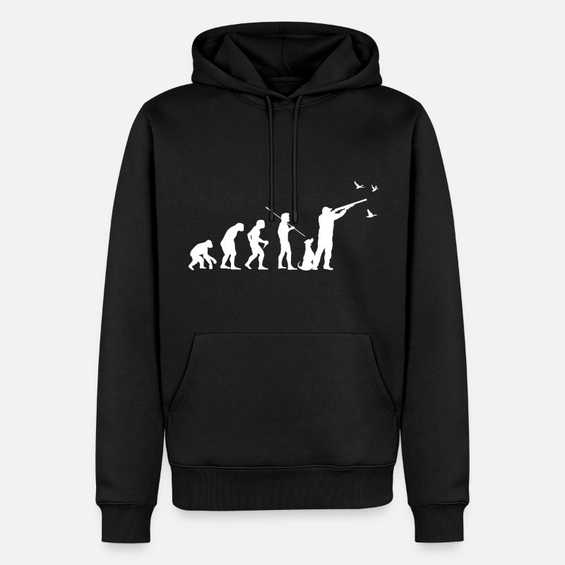 Chasse aux canards - Sweat à capuche Premium bio Homme - noir