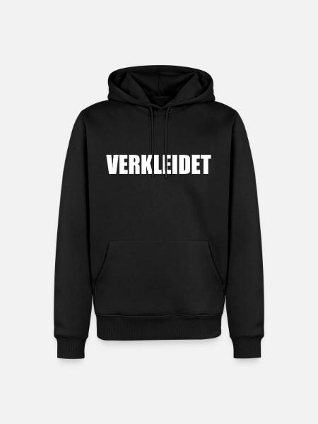 Verkleidet - Männer Premium Bio Hoodie - Schwarz