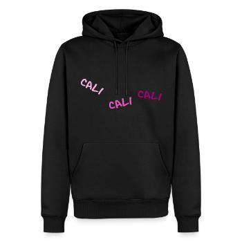 calisthenics gym fit - Männer Premium Bio Hoodie - Schwarz - Vorne - Nico (187cm)