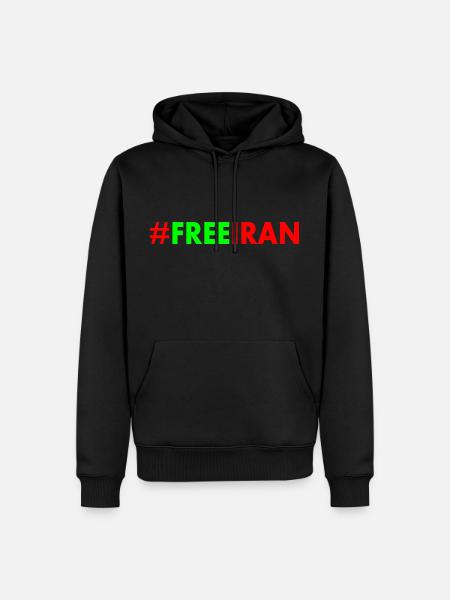 Free iran - Men’s Premium Organic Hoodie - black