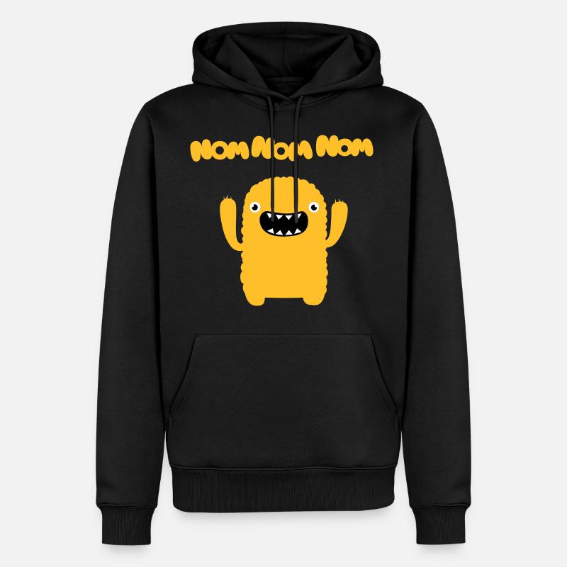 Om nom nom nom - Männer Premium Bio Hoodie - undefined