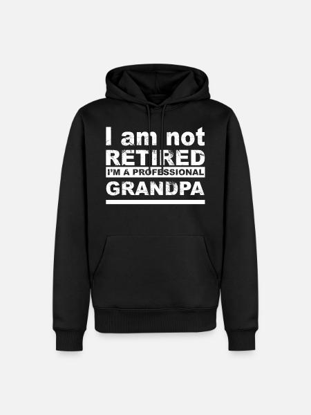 GRANDPA SHIRT - Ekologisk premiumluvtröja herr - svart