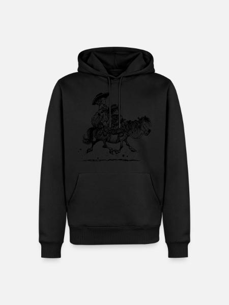 Thelwell 'Two Cowboys' - Men’s Premium Organic Hoodie - 