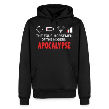 Programmierer Gamer Computer nerd geek Geschenk - Männer Premium Bio Hoodie - Schwarz - Vorne - Nico (187cm)