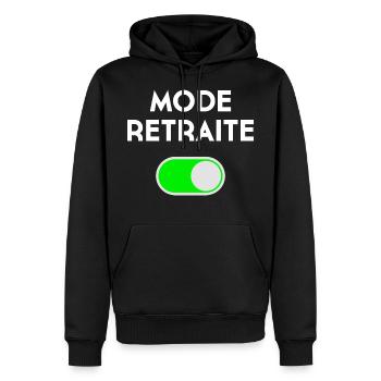 Geschenk Ruhestand Mann Humor 2021 Lustige Ruhestand - Männer Premium Bio Hoodie - Schwarz - Vorne - Nico (187cm)