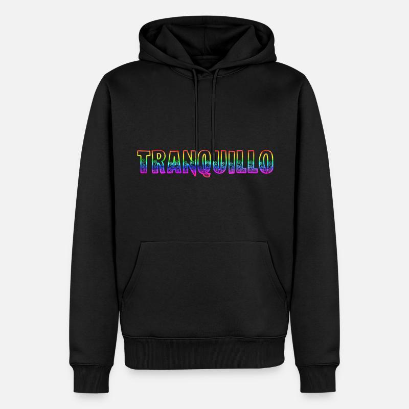tranquillo rs regenbogen - Männer Premium Bio Hoodie - Schwarz