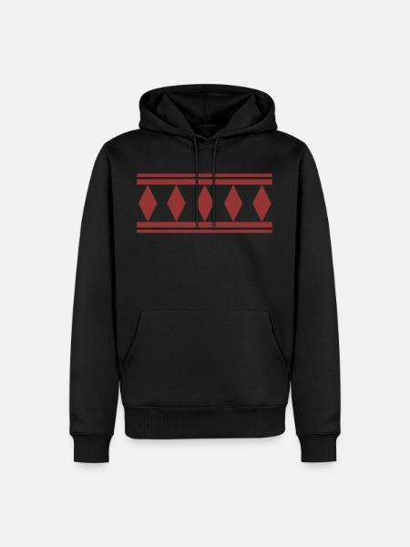 Jussipaita, traditional - Men’s Premium Organic Hoodie - black