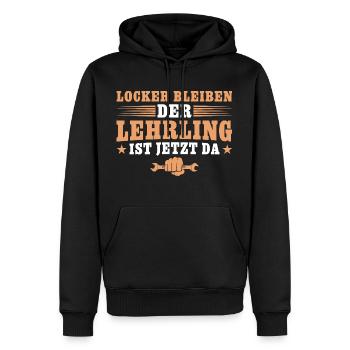 Kfz Mechatroniker Lehrling Ausbildung - Männer Premium Bio Hoodie - Schwarz - Vorne - Nico (187cm)